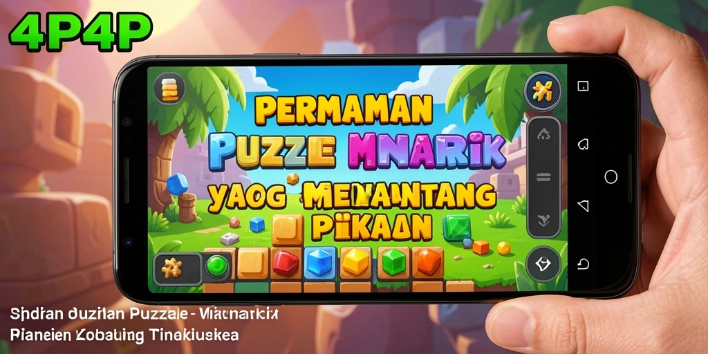 Tampilkan gameplay menarik dari 4P4P dengan berbagai tantangan Puzzle.