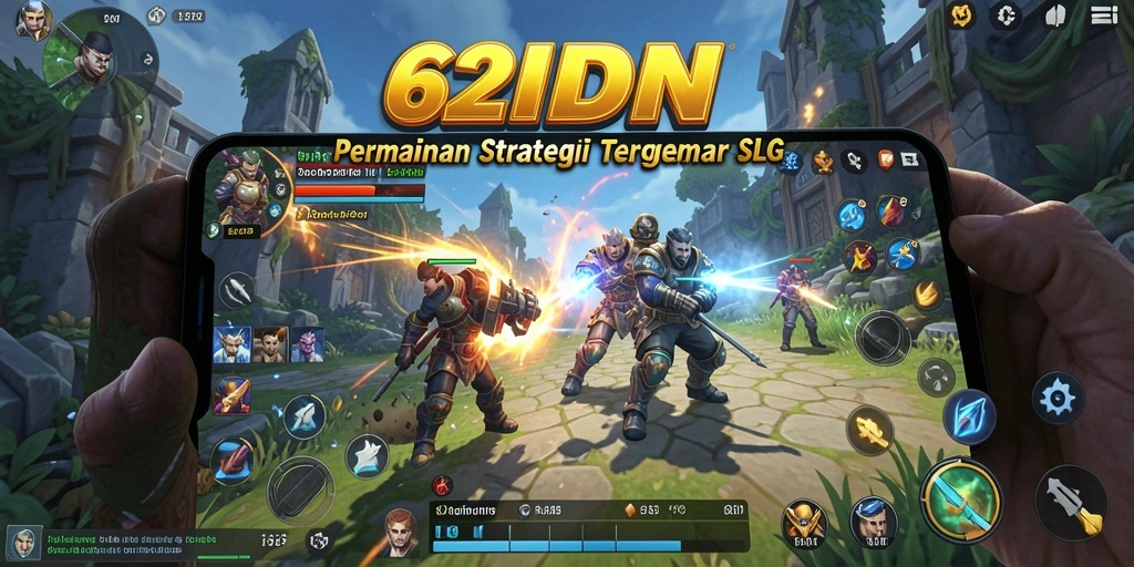 Screenshot menampilkan gameplay strategis yang mendebarkan dari 62IDN.