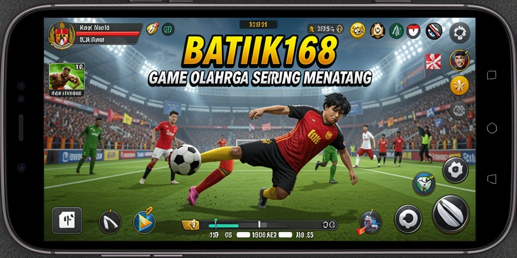 Tampilan seru gameplay olahraga di BATIK168
