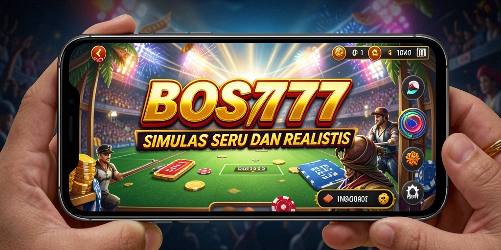 Screenshot gameplay BOS777 menampilkan simulasi yang mendalam dan seru.