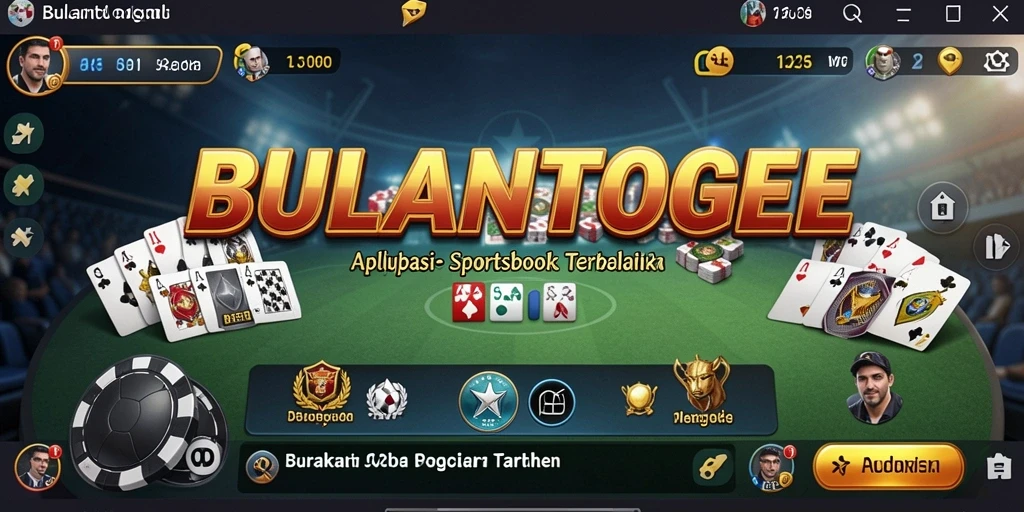 Tampilan interaktif dari gameplay Sportsbook BULANTOGEL yang menarik.