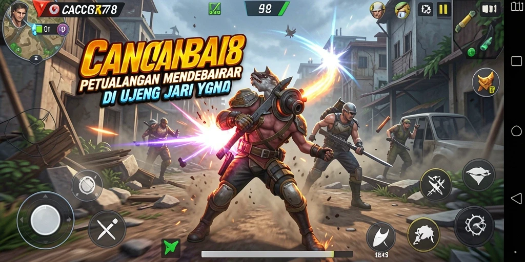 Tampilan gameplay seru CACOR78 dengan aksi mendebarkan.