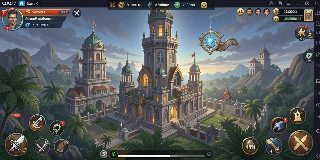 Tampilan gameplay seru dan menantang di COO77