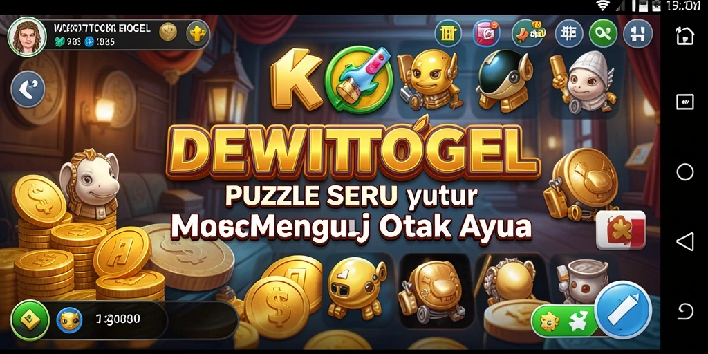Tampilan gameplay DEWITOGEL dengan susunan puzzle menantang.