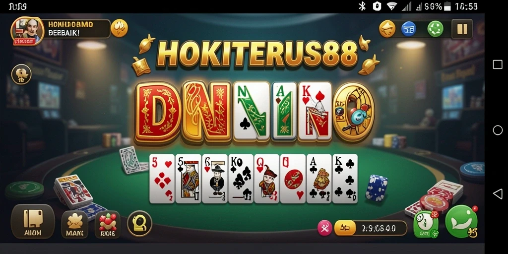 Tampilan gameplay HOKITERUS88 yang seru dan interaktif.