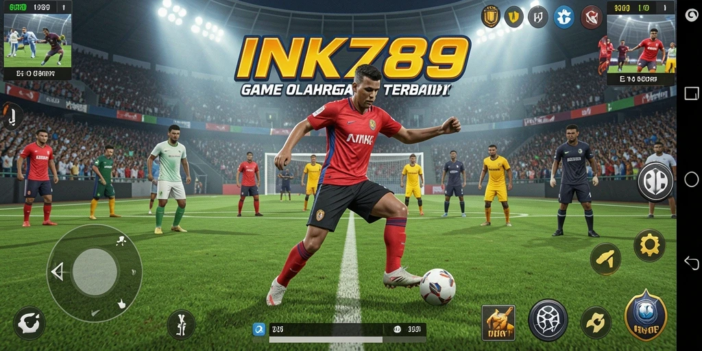 Tampilan gameplay yang mendebarkan di INK789 dengan aksi olahraga nyata.
