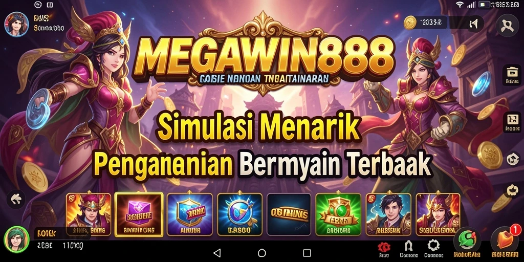 Screenshot gameplay MEGAWIN888 menampilkan momen seru dan interaktif dalam game.