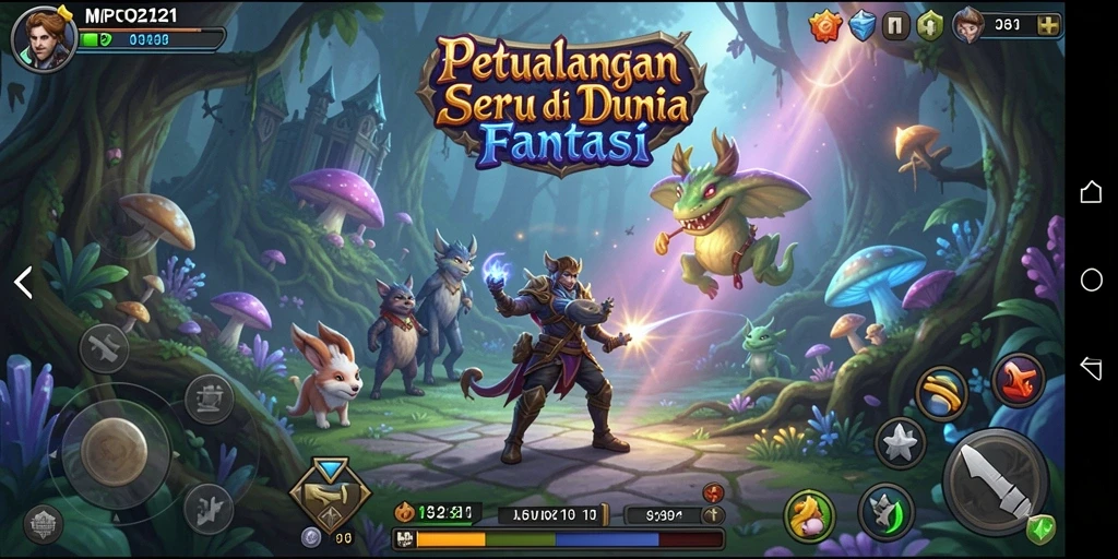 Tampilan gameplay seru dengan berbagai tantangan di MPO2121.