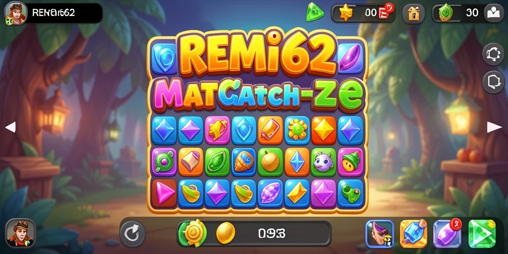 Tampilan gameplay REMI62 yang seru dan penuh warna.
