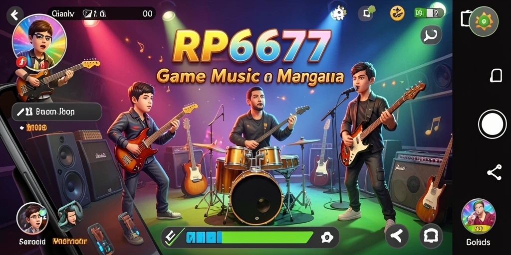 Tampilan gameplay menarik dari RP6677 yang penuh warna dan interaktif.