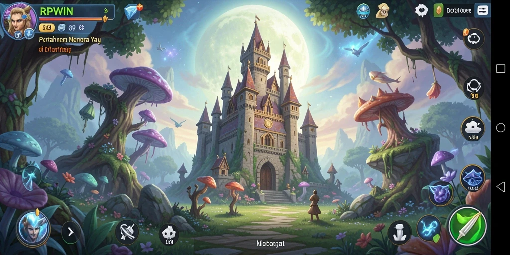 Gambar menampilkan gameplay RPWIN yang menarik dalam Tower Defense.
