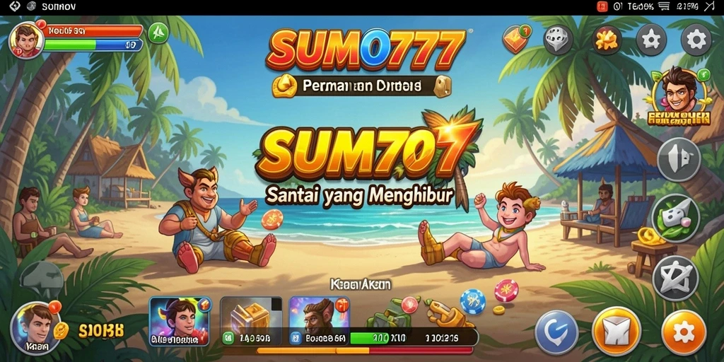 Tampilan menarik dan gameplay yang mengasyikkan dari SUMO777.