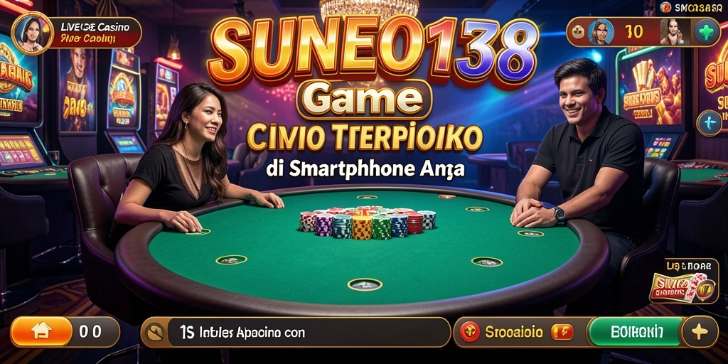 Tampilan menarik dari gameplay Live Casino di SUNEO138.